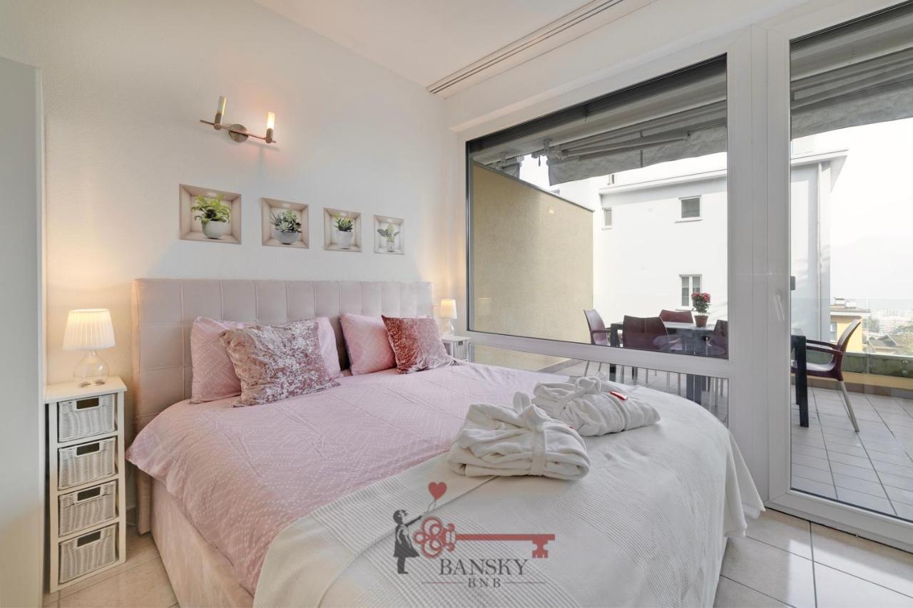 'Cuore Di Rose' Parking - Welcome Set, Netflix, For 4 Persons -By Easylife Swiss Лугано Екстер'єр фото
